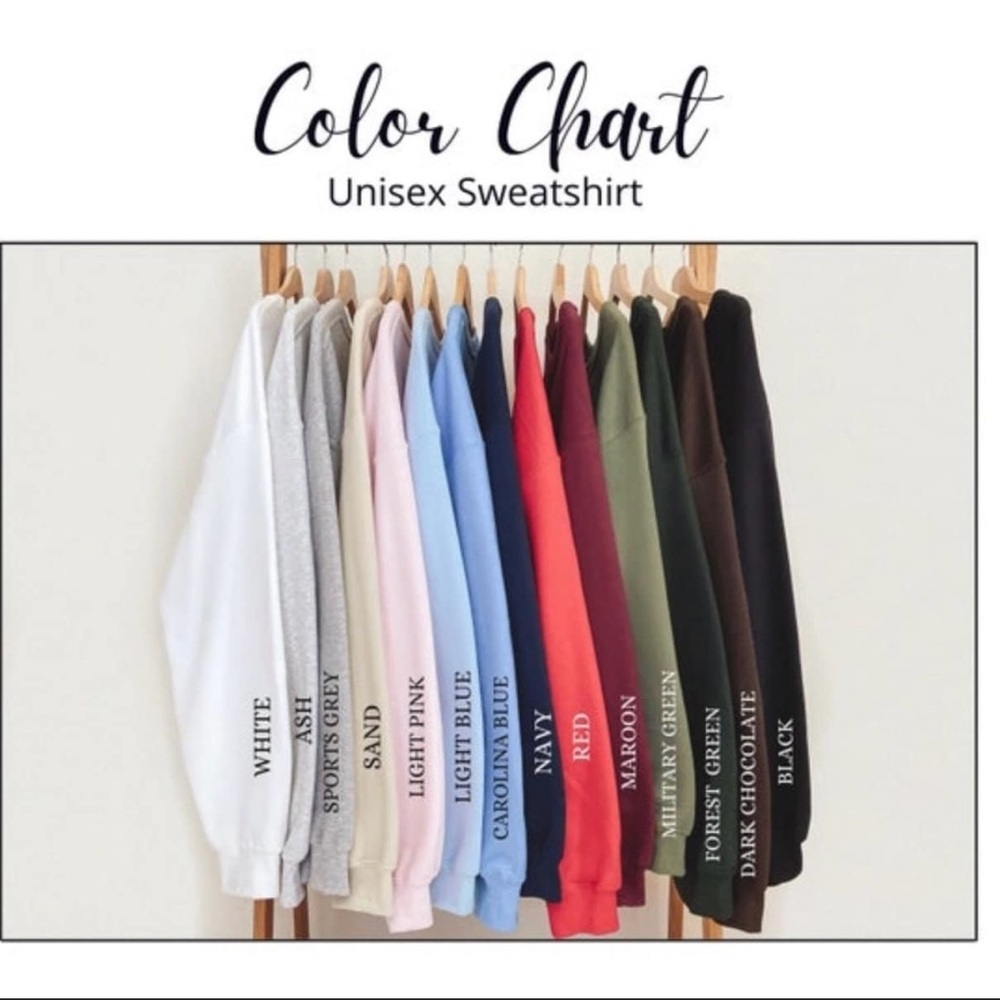 You Are Enough Crewneck Long Sleeve Sweatshirt - Picture 2 of 3